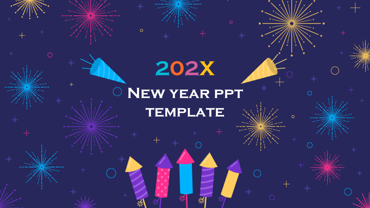 Pre Designed New Year PPT Template Presentation Slides